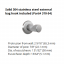 Koala Kare® KB311-SSRE-MBLK - Matte Black Recessed Vertical Stainless Steel Baby Changing Station (