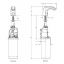 Sloan® ESD-360-CP TOP-FILL Deck-Mounted Automatic Foam Soap Dispenser (Battery-Powered/Optional AC-