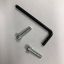 WORLD Airforce J-162 SECURITY COVER BOLT ALLEN WRENCH with COVER BOLTS (Set of 2 Bolts) COMBO (Part 