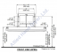 Koala Kare® KB200-01SS - Surface Horizontal Grey Baby Changing Station with Stainless Steel Veneer