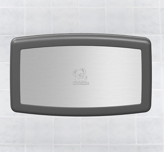 Koala Kare® KB300-01SS Grey Horizontal-Folding, Wall-Mounted