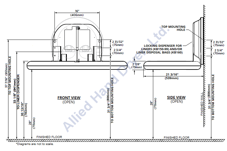 Baby Changing Station Ada Requirements Ada Baby Changing Station - Main Image