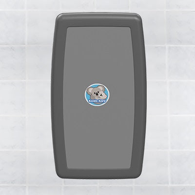 て*ら様 コンテンポラネア クイーカ Contemporanea ケース 替ヘッ Koala Kare® KB301-01 Gray Vertical-Folding, Wall-Mounted Changing