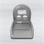 Koala Kare® KB301-01SS - Surface Vertical Grey Baby Changing Station with Stainless Steel Veneer (N