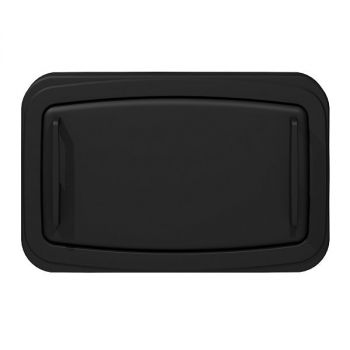 Koala Kare® KB310-SSWM-MBLK - Matte Black Wall Mounted Horizontal Stainless Steel Baby Changing Sta