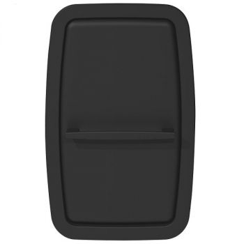 Koala Kare® KB311-SSRE-MBLK - Matte Black Recessed Vertical Stainless Steel Baby Changing Station (