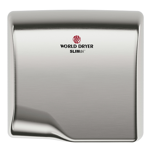 L-973 SLIMdri World Dryer Brushed (Satin) Stainless Steel Cover
