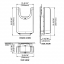 Saniflow® M23A U-FLOW® Hand Dryer - WHITE High-Speed HEPA Universal Voltage