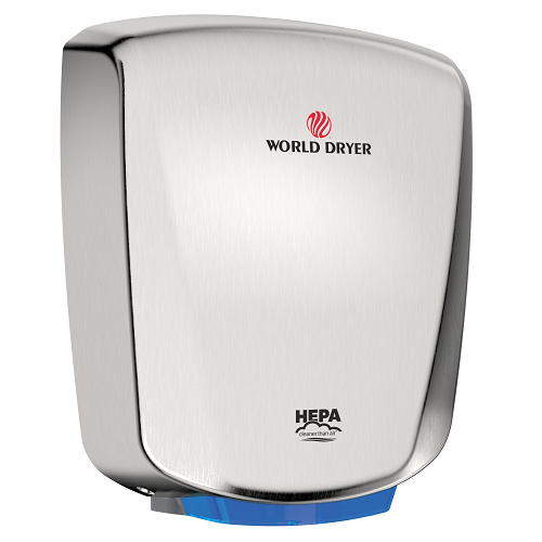 WORLD DRYER® VERDEdri® Q-973A2 Brushed (Satin) Stainless Steel