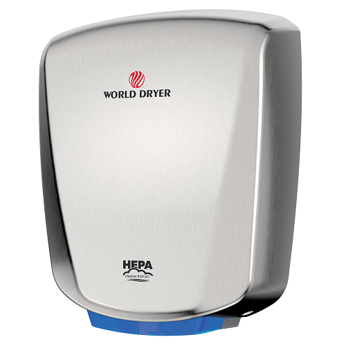 WORLD DRYER® VERDEdri® Q-973A2 Brushed (Satin) Stainless Steel