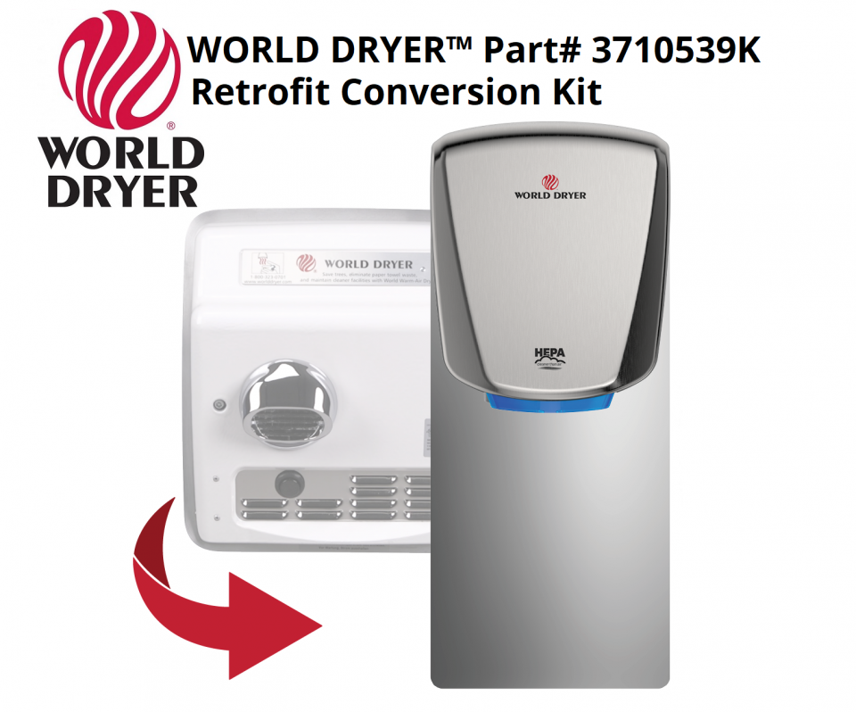 Allied Hand Dryer: WORLD DRYER® Model# 37-10539K® VERDEdri® Q