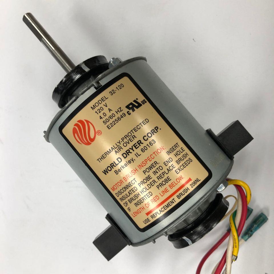 Allied Hand Dryer: WORLD SLIMdri L-974 MOTOR ASSEMBLY COMPLETE