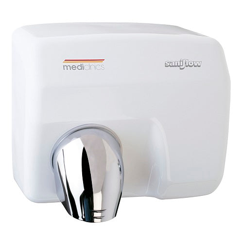 Saniflow® E88A-UL Automatic White Steel Hand Dryer | Allied Hand Dryer