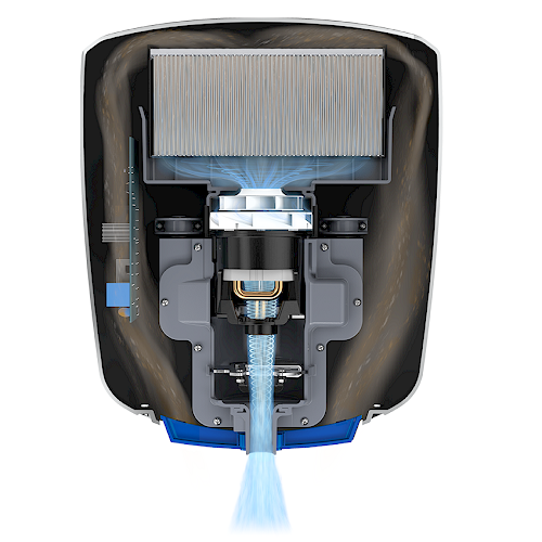 WORLD DRYER® VERDEdri® Q-973A2 Brushed (Satin) Stainless Steel