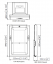 Saniflow® CP0016V BabyMedi® Baby Changing Station - White Vertical Surface-Mounted