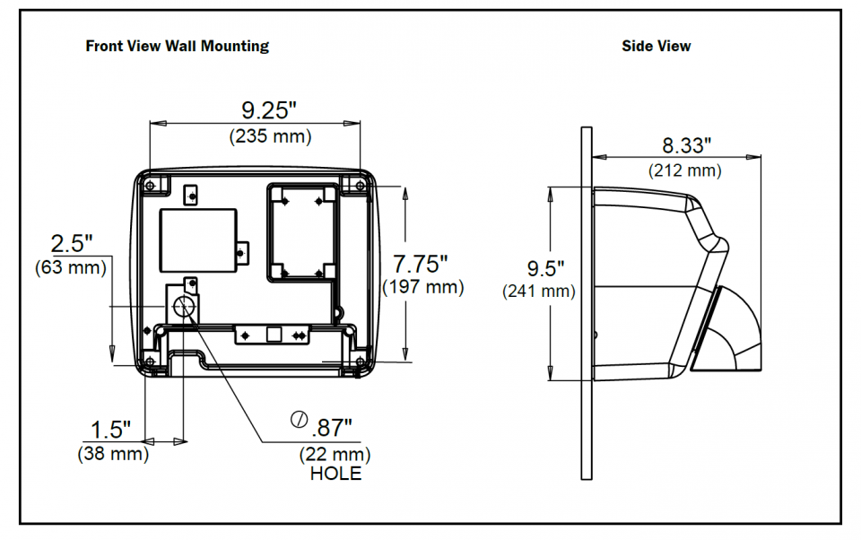 Allied Hand Dryer: WORLD XA54-974 (208-240V) NOZZLE (UNIVERSAL