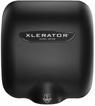 Excel Dryer XLERATOR® XL-SP (XL-BL) Hand Dryer - Special Color MATTE BLACK on Zinc Alloy High Speed
