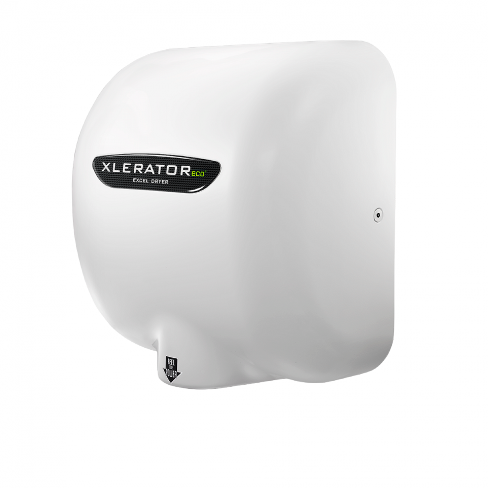 Excel XL-BWH-ECO XLERATOReco with HEPA FILTER White BMC Hand Dryer