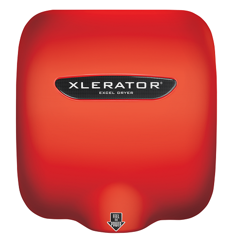 XL-SP Red Xlerator Excel Dryer - Red Epoxy on Zinc Alloy