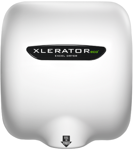 ELECTRIC ホワイト 1/2スリーブモック XL Excel Dryer XLERATOReco XL-WH-ECO Hand Dryer with HEPA Filter