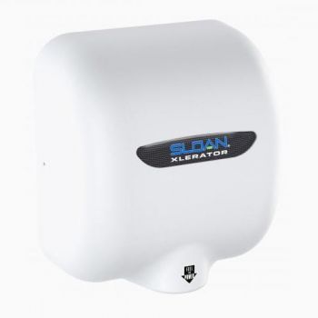 Sloan® XLERATOR® EHD-501-MW Hand Dryer - Matte White BMC (Bulk Molded Compound) High Speed Automat