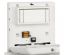 Saniflow® CP0016HCS-I-ASTM BabyMedi® Baby Changing Station - Satin Stainless Steel & White Horizon