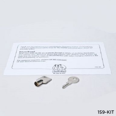 159-KIT - KEY KIT for KB143-SS Stainless Steel Diaper Dispenser