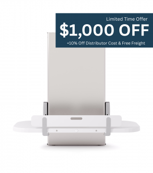 Ascent® Collection Height Adjustable Universal Changing Table by Sova